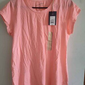 Womens Universal Thread Peach Short Sleeve